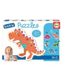Educa Baby Puzzles 5 Pcs Dinosaurs (80-18873) 