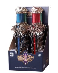 Sea&sun Sword W. Light & Sound 10pcs Display (6608a)