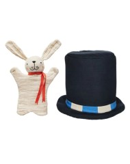 Oyoy Mini Magic Hat & Rabbit Black / White (m107692)