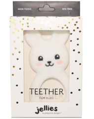 Jellystone Designs Bunny Teether White (jsd0381)