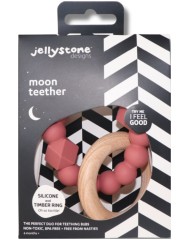 Jellystone Designs Moon Teether Dusty Pink (jsd0350)