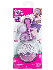 Real Littles Tiny Tins, Real Metal Tin With 4 Charms, Includes Real Working Stationery Random (30496) 