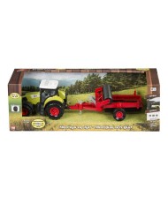 Bull Tractor With Large Trailer 1:32, Assorted (41856)
