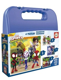 Educa Puzzle -6-9-12-16 Spidey & His Amazing Friends (80-19580) 