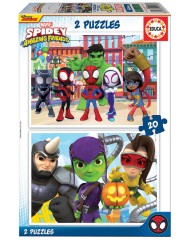 Educa Puzzle 2x20 Spidey & His Amazing Friends (80-19296)