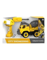 Contruck R/C Diy With Sound Cement Mixer (520552)