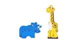 Joc Melissa & Doug Safari Chunky Puzzle 8 Pieces (50202)