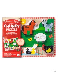 Melissa & Doug Farm Chunky Puzzle (8 Pcs) (50203)