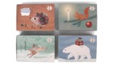  Filibabba Set Of 4 Puzzles Wonderful Winter (fi-03311)