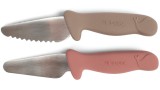  Filibabba Beginners Cutting Knives 2-pack Warm Grey + Rose (fi-03338)