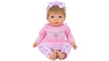 Papusa Tiny Treasures Pink Bunny Baby Blond Hair (30542)