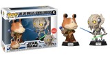 Figurina Joc Pop 2 Pack Star Wars Clone Wars Jar Jar Binks Vs General Grievous Gamestop Exclusive 9cm