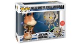 Figurina Joc Pop 2 Pack Star Wars Clone Wars Jar Jar Binks Vs General Grievous Gamestop Exclusive 9cm