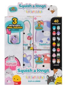 Squishalongs 2,5 Cm Keychain 4 Pack Random (2420102) 