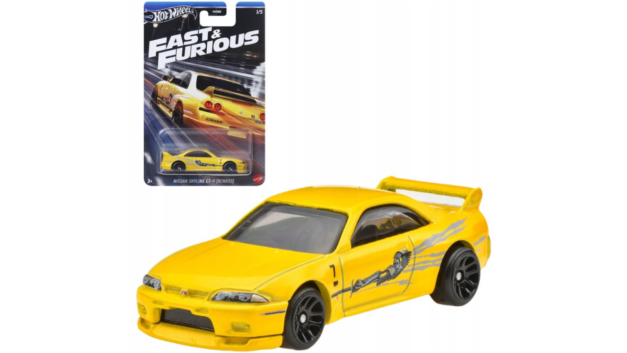Hot Wheels Fast Furious Nissan Skyline Gt-r (bcnr33) (hrw51)