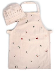 Filibabba Embroidered Apron And Hat Wonderful Winter (fi-03307)