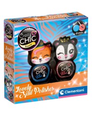 Crazy Chic Lovely Animals Nail Polish Blue & Red (18843)