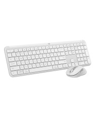 Logitech Signature Slim Wireless Keyboard & Mouse Combo Mk950 Off White Nordic