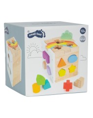 Small Foot Pillow Box Rainbow (I-sf11777)