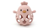  Magni Teether Ball With Duckling In Lfgb Silicone Pink (5631)