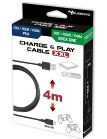 Subsonic Charge & Play Cable XXL Usb Micro Usb 4m 