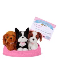 Pucci Pups Adopt-a-pup, Pink Basket (708383)