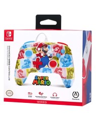Powera Enhanced Wired Controller Mario Hero Reel