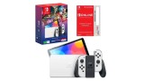 Consola Oled White + Mario Kart 8 Deluxe + 12 Months Membership - Nintendo Switch
