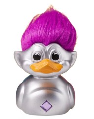 Numskull Trolls Tubbz 1st Ed Silver Purple Hair