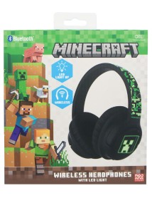 Otl Minecraft Wireless Headphones With Led Light 