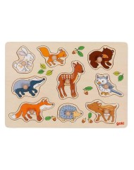 Goki Forest Animals, Lift-out Puzzle (57387)