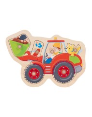 Goki Lift-out Puzzle, Wheel Loader (57345)