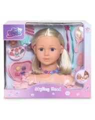 Real Uniq Styling Head With Hair Accessories And Cosmetic Case (30561)