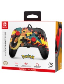 Powera Enhanced Wired Controller Charizard Firestorm 
