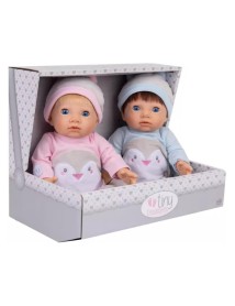 Tiny Treasures Baby Penguin Twin Doll Set (30544) 