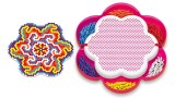  Quercetti Fantacolor Mandala Daisy Peg Mosaic 1200 Pieces (qu-2101)