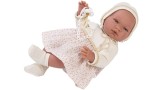 Papusa Asi Maria Doll In Dress With Small Flowers 43cm