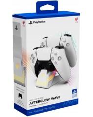 Pdp Afterglow Wave Dual Charger White