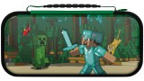  Pdp Travel Case Plus Glow Minecraft Forest Battle pentru NSW