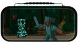  Pdp Travel Case Plus Glow Minecraft Forest Battle pentru NSW