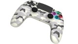  Wireless Controller 35mm Jack Slot Led White Camo pentru PS4 / PS3 / PC