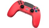  Wireless Controller 35mm Jack Slot Led Red pentru PS4 / PS3 / PC