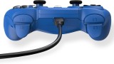  Wired Controller 3m Cable Blue pentru PS4 / PS3 / PC