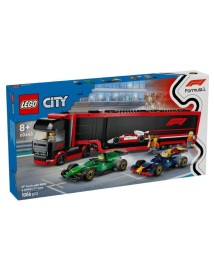 Lego City F1(r) Truck With Rb20 & Amr24 F1(r) Cars (60445) 