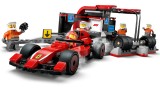 Joc Lego City F1 Pit Stop & Pit Crew With Ferrari Car (60443)