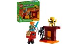 Joc Lego Minecraft The Nether Lava Battle (21266)