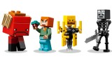 Joc Lego Minecraft The Nether Lava Battle (21266)