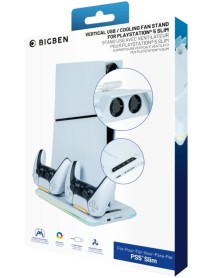 Charging Station With Fan Rgb Usb Hub Fan White Slim Nacon 