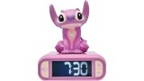 Lexibook Disney Stitch Angel Alarm Clock With Sounds (rl800d1)