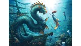  Ravensburger Enchanted Depths Dragon Mermaid 1000pcs (12001434)